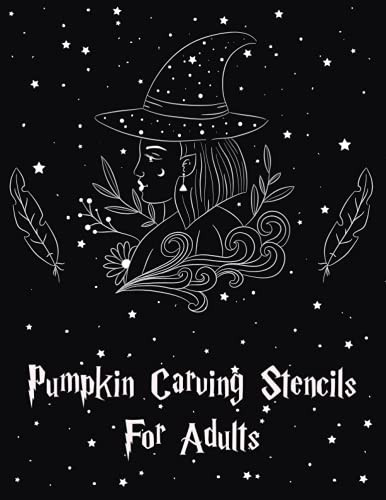 Pumpkin Carving Stencils For Adults: Pumpkin Carving Stencil Book Containing 115 Stencils For Carving Halloween Pumpkins