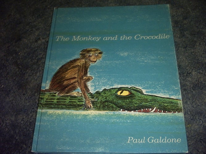 Cover of The Monkey and the Crocodile (Fables from the Panchatantra)