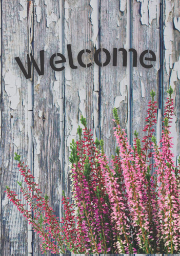 Welcome: Floral All Occasion Visitor Guest Comment Book Hard Cover for Visitor Comments, Showers, Reunions, Events, Vacation Rentals - Prompted with Permission to Publish Checkbox | Lavender & Wood