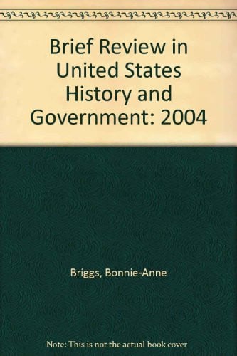 Cover of Brief Review in United States History and Government