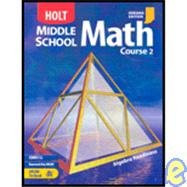Cover of Holt Middle School Math, Course 2
