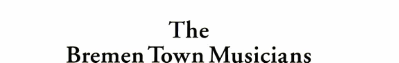 Cover of The Bremen town musicians