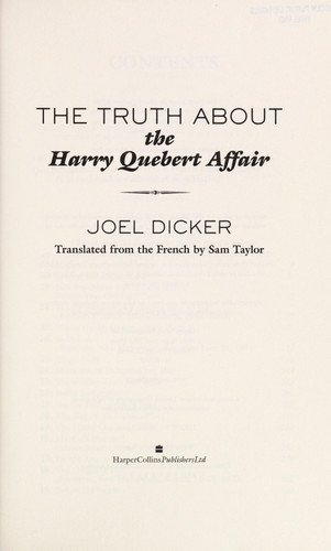 The Truth About The Harry Quebert Affair