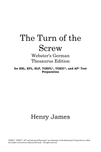 The turn of the screw