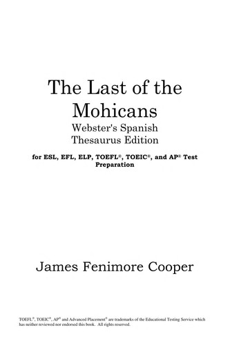 The last of the Mohicans