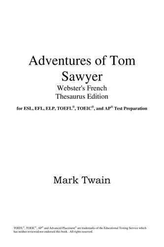 Adventures of Tom Sawyer