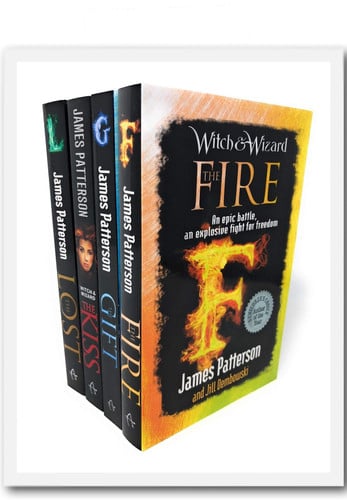 James Patterson Witch & Wizard Series Collection 4 Books Set (The Fire, The Kiss, The Lost, The Gift)