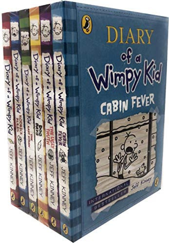 Diary of a Wimpy Kid Collection 6 Books Set By Jeff Kinney