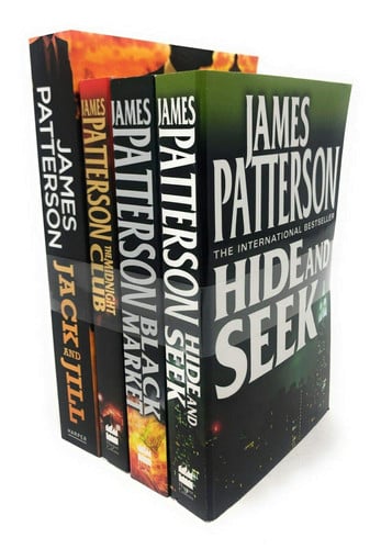 James Patterson 4 Book Set Collection Inc Hide And Seek, Midnight Club
