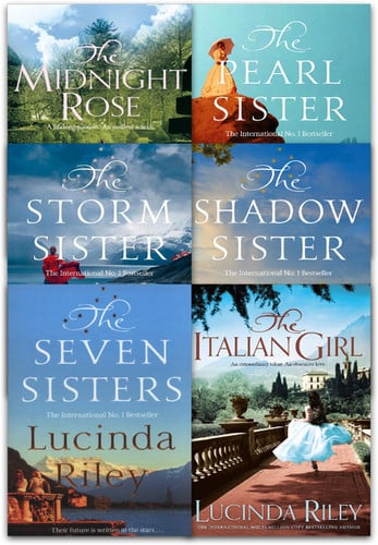 Lucinda Riley The Seven Sisters 5 Books Collection Set - The Midnight Rose, The Storm Sister, The Seven Sisters, The Italian Girl, The Shadow Sister