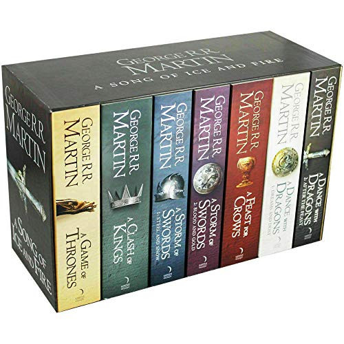 A Game of Thrones Box Set George R. R. Martin 7 Books Set A Song Of Ice and Fire