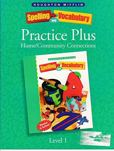 Cover of Spelling And Vocabulary 1 Practice Plus
