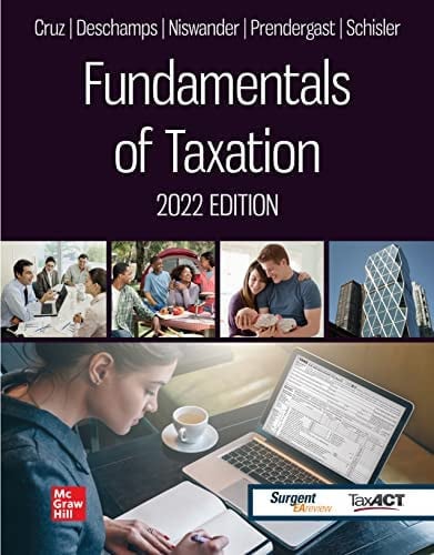 Connect Online Access Code for Fundamentals of Taxation 2022 Edition