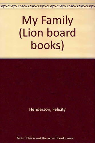 Cover of God Made My Family (Lion Board Books)