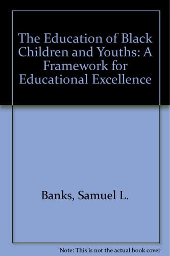 Cover of The education of Black children and youths