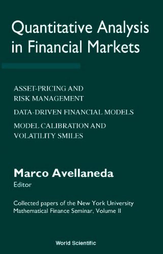 Quantitative Analysis in Financial Markets Collected Papers of the New York University Mathematical Finance Seminar