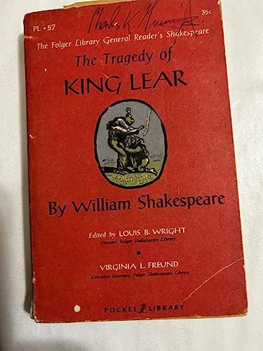 The Tragedy of King Lear (Folger Library)