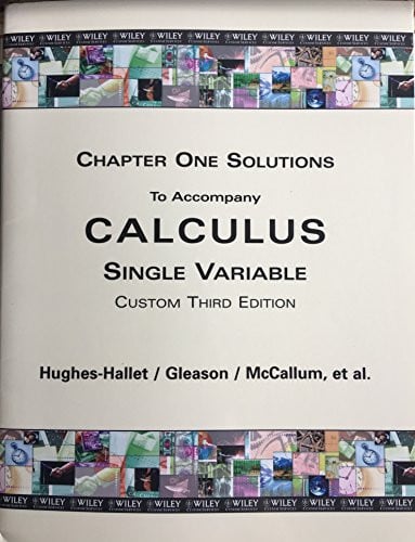(WCS)Calculus 3rd Edition Single Variable Custom with SSM Chapter 1, SSM Calculus 3ed Edition Single Variable 3rd Edition and eGrade v1.5 SLG (2 Term) for UCONN