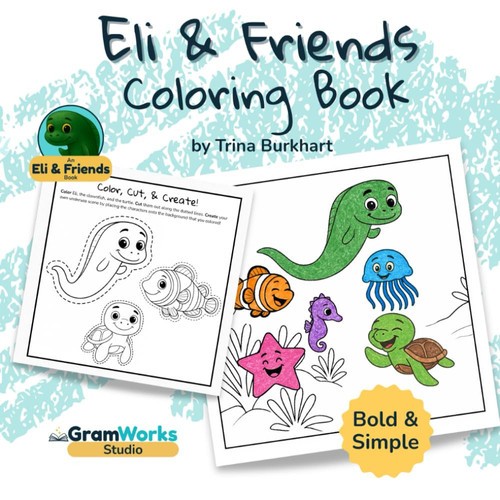 Cover of Eli & Friends Coloring Book