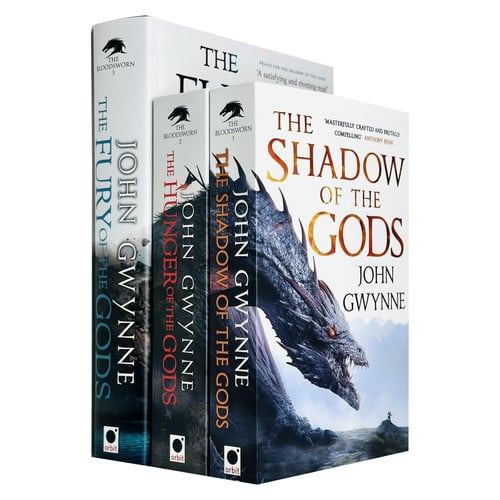 The Bloodsworn Trilogy Collection 3 Books Set By John Gwynne (The Shadow of the Gods, The Hunger of the Gods & The Fury of the Gods)
