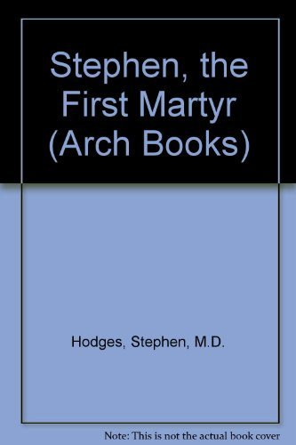 Cover of Stephen, the First Martyr