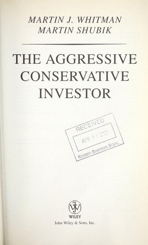 The Aggressive Conservative Investor