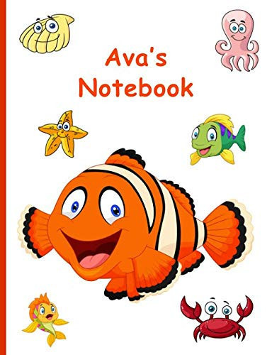 Ava's Notebook 7. 44 X 9. 69 , 160 Wide-Ruled Pages