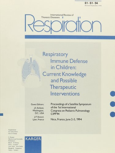Respiratory Immune Defense in Children Current Knowledge and Possible Therapeutic Interventions
