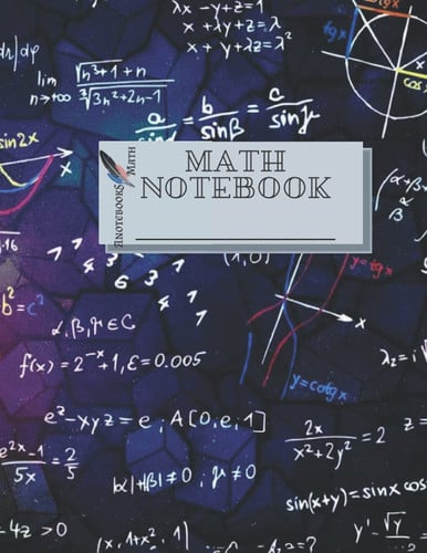 Math Notebook #8, Journal, Diary • 100 Pages Makes a wonderful daily graph/grid notebook to draw, write, journal, take notes, make lists, and much more creativity!