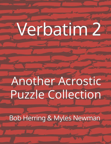 Verbatim 2: Another Acrostic Puzzle Collection