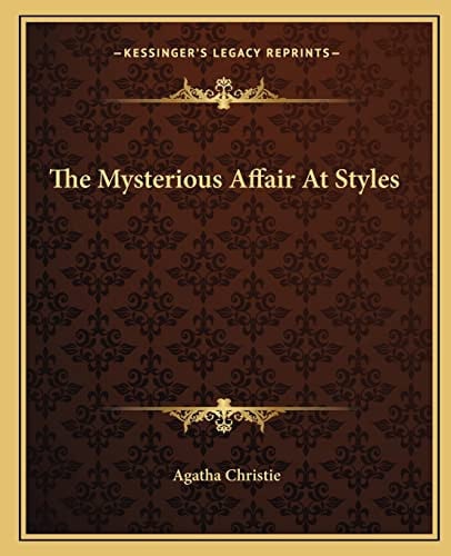 The Mysterious Affair At Styles