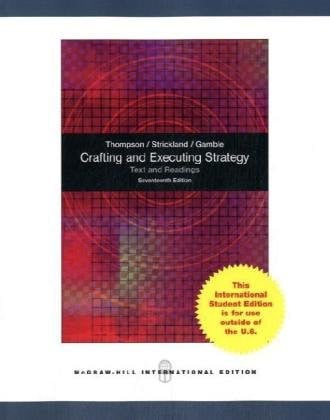 Crafting and Executing Strategy Text and Readings