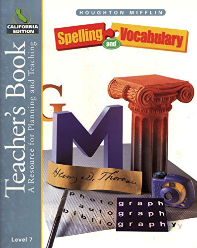 Cover of Spelling and Vocabulary Level 7