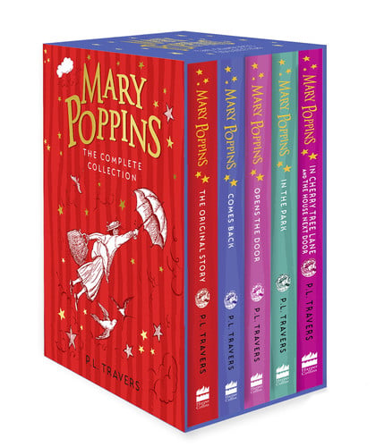 Mary Poppins – The Complete Collection Box Set: Mary Poppins, Mary Poppins Comes Back, Mary Poppins Opens the Door, Mary Poppins in the Park, Mary ... Lane / Mary Poppins and the House Next Door