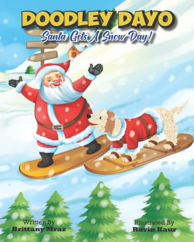 Cover of Doodley Dayo, Santa Gets a Snow Day!
