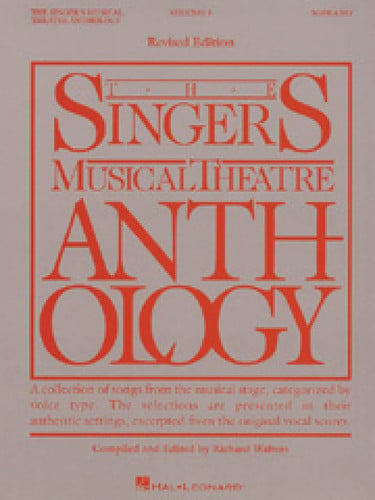 The Singer's Musical Theatre Anthology: Soprano Vol. I