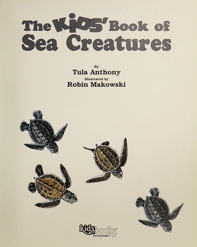 Cover of The Big Book Of Sea Monsters (Scary Looking Sea Animals)