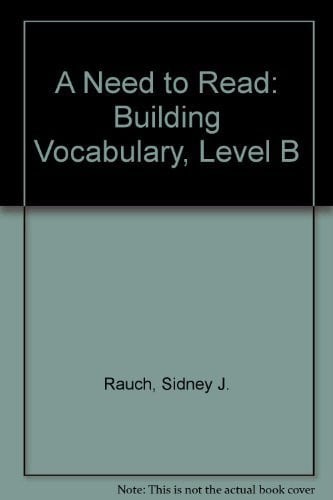 Cover of A Need to Read