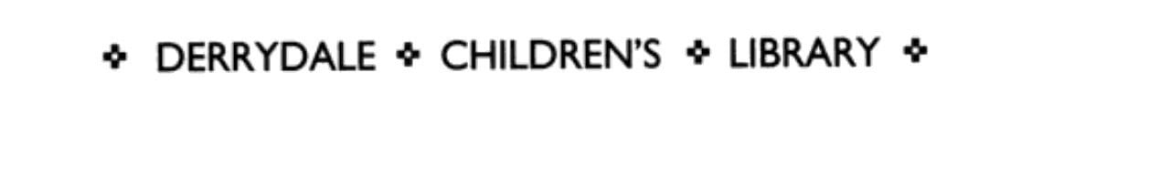 Cover of Derrydale Children's Library
