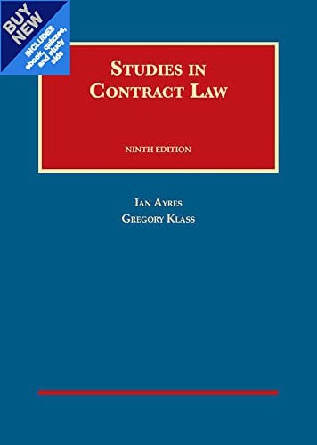 Studies in Contract Law