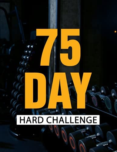 75 Day Hard Challenge Book Yes You Can, 75 Hard Andy Frisella, 75 Hard Challenge Book, 75 Hard, Workout Log Book, Day Planner, the Daily Stoic