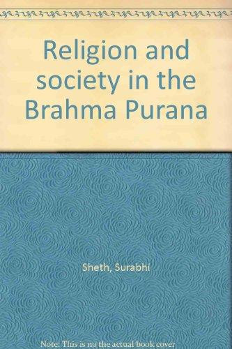 Religion and society in the Brahma Purana