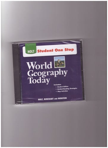 Cover of Holt World Geography Today