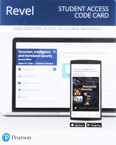 Revel Access Code for Terrorism, Intelligence and Homeland Security