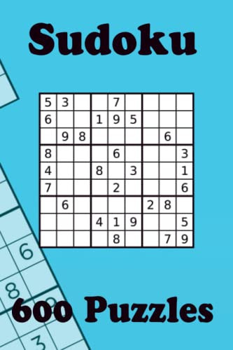 Sudoku Puzzle Book: For Travel, 600 Sudoku Puzzles