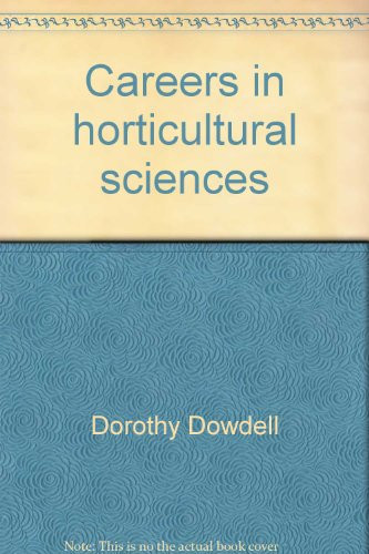 Cover of Careers in horticultural sciences
