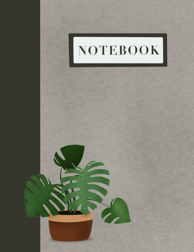 NOTEBOOK: A plant themed lined notebook for journaling or keeping important information!