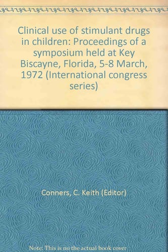 Cover of Clinical use of stimulant drugs in children