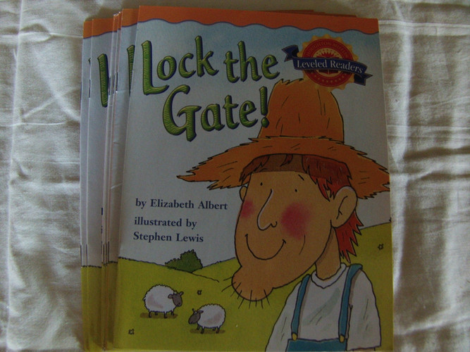 Cover of Houghton Mifflin Leveled Readers: Lock the gate!