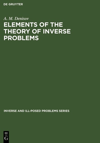 Elements of the Theory of Inverse Problems